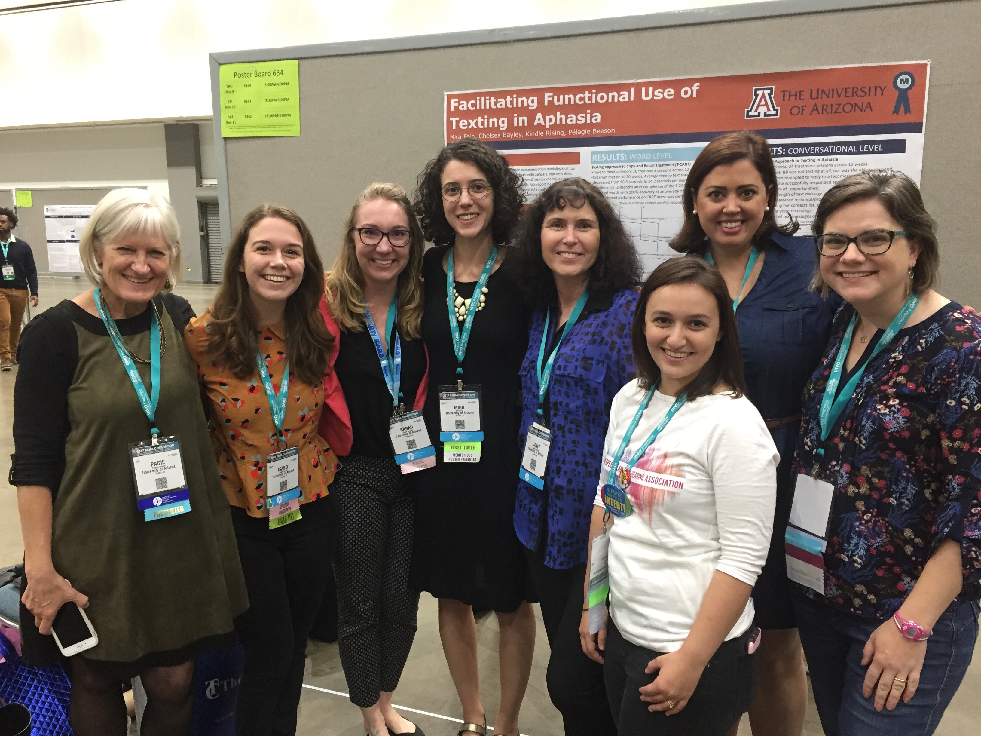 SLHS faculty and students at ASHA 2017